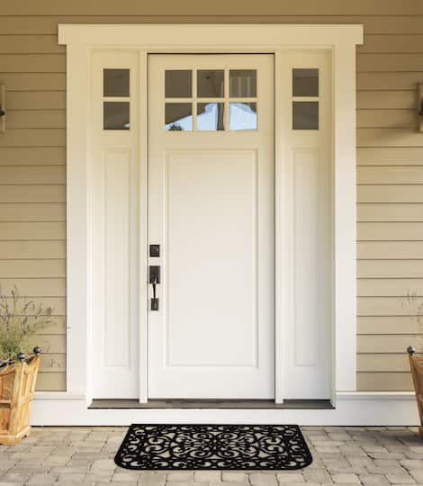 DII® Scroll Pin Rubber Doormat